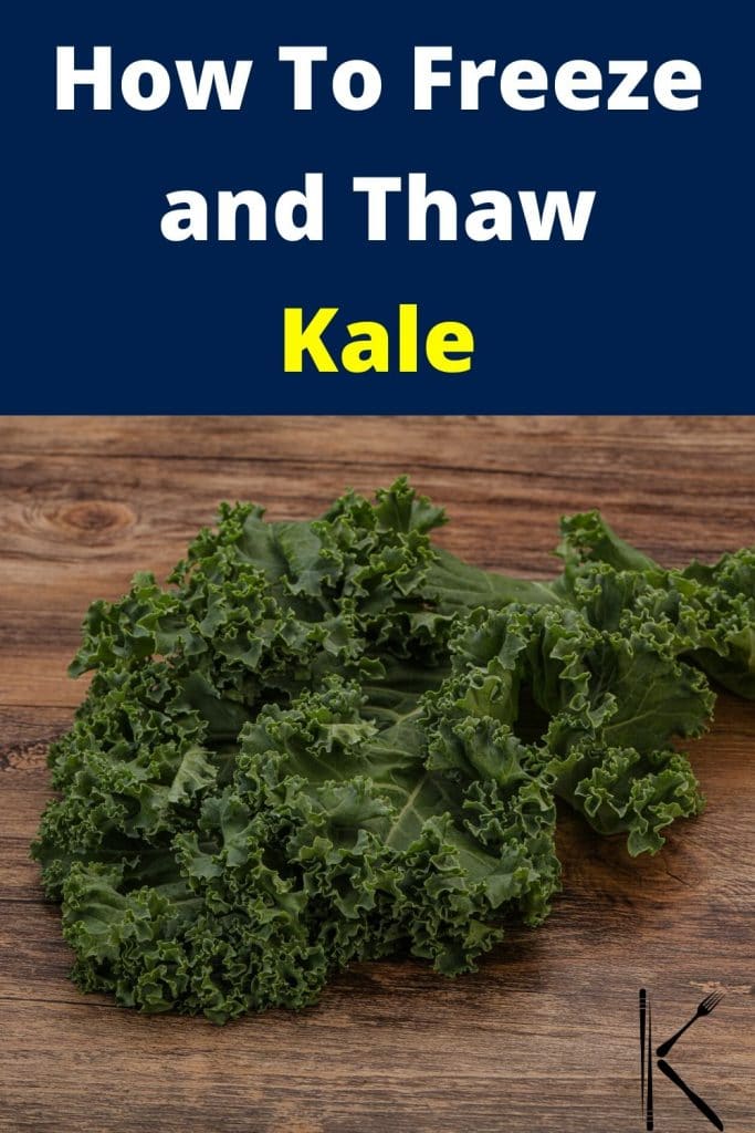 thaw frozen kale