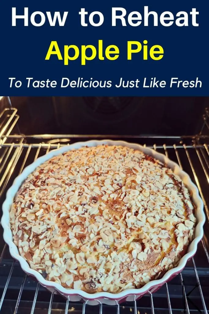 reheat a frozen apple pie
