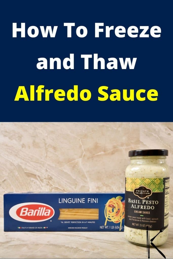 thaw frozen alfredo sauce