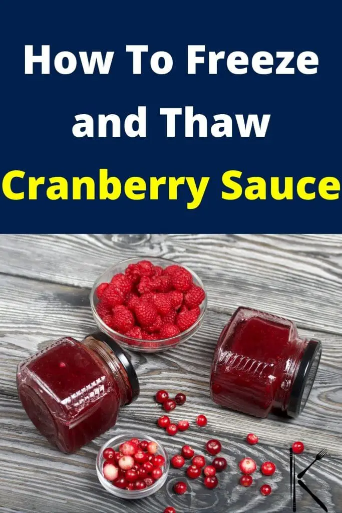 thaw frozen cranberry sauce