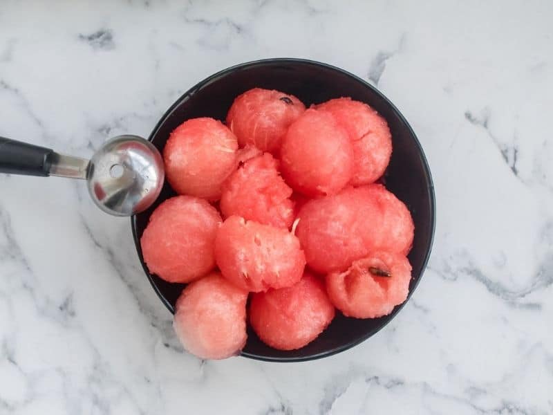 frozen watermelon balls