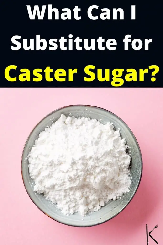 caster sugar replacement